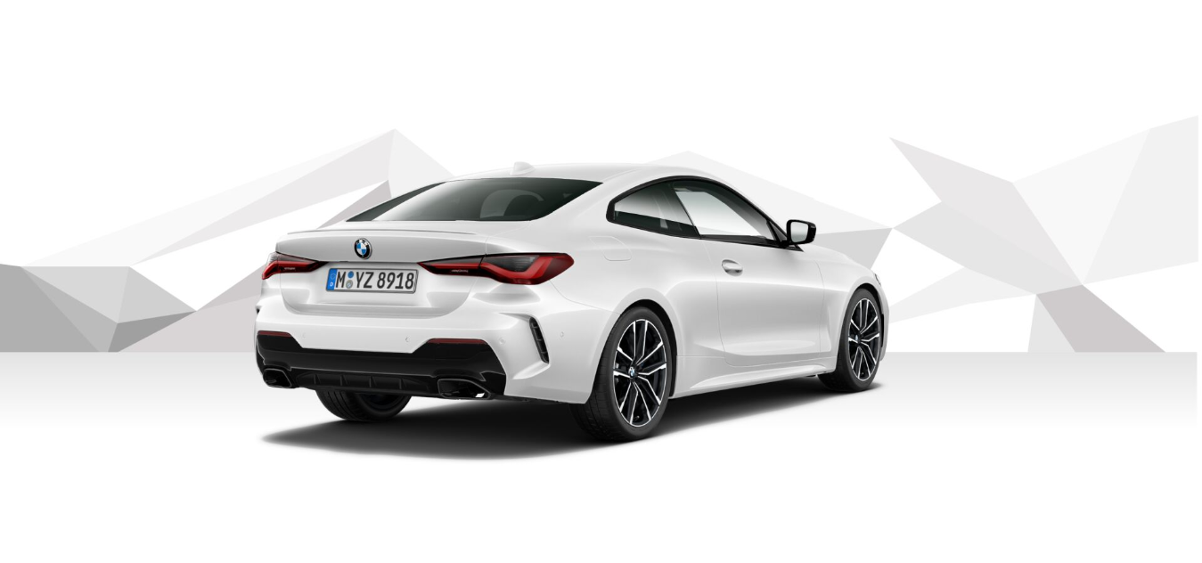 BMW M440i xDrive coupé - bílá metalíza Mineral White - autoibuy.com